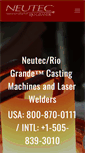 Mobile Screenshot of neutec.com