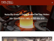 Tablet Screenshot of neutec.com