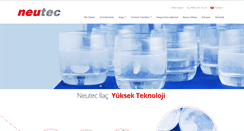 Desktop Screenshot of neutec.com.tr