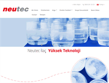 Tablet Screenshot of neutec.com.tr